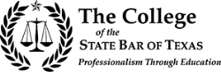 The College of the State Bar of Texas badge.